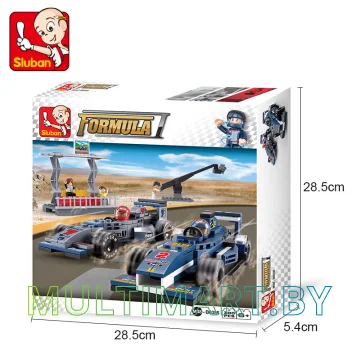 Конструктор Sluban M38-B0355 Команда Формула 1 (300 деталей) картинка 12